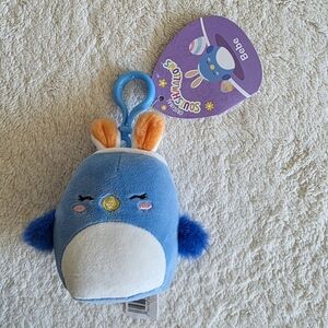 NWT limited edition Easter 2024 mini Squishmallows key chains 3.5' clip on Bebe